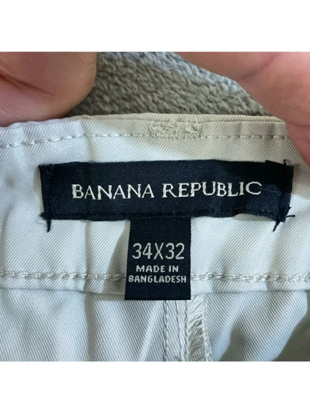 NWT Banana Republic Men's 34x32 Commuter Flex Tech Pants Tan
